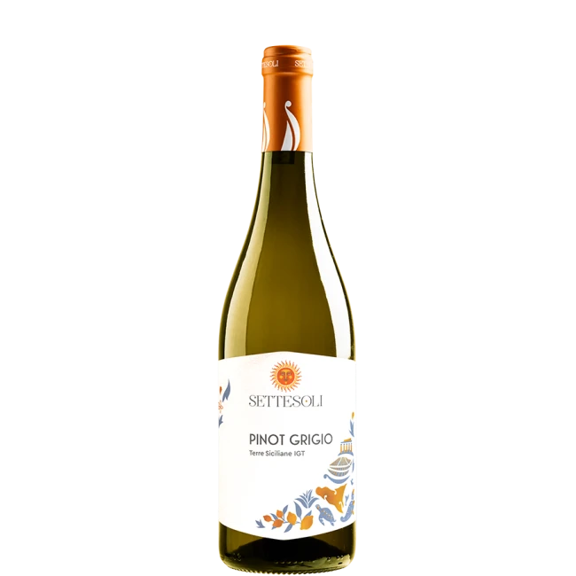 Vin Alb Pinot Grigio Sicilia IGP Settesoli 0.75l  